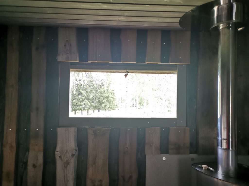 Fenster Sauna
